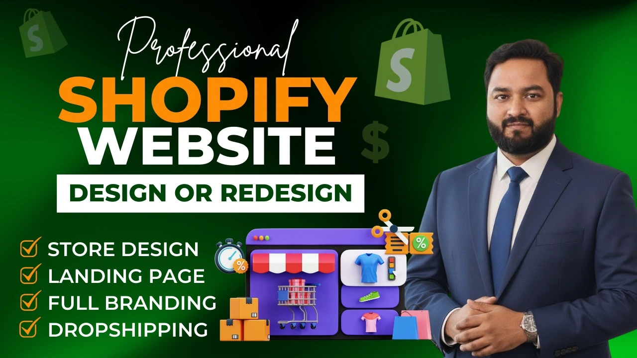 Professional Shopify Website Design & Redesign Services