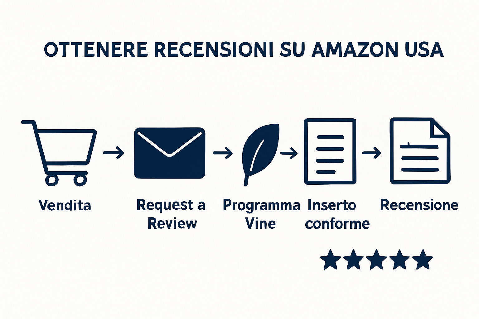 Come ottenere recensioni su Amazon USA vendendo dall’Italia?