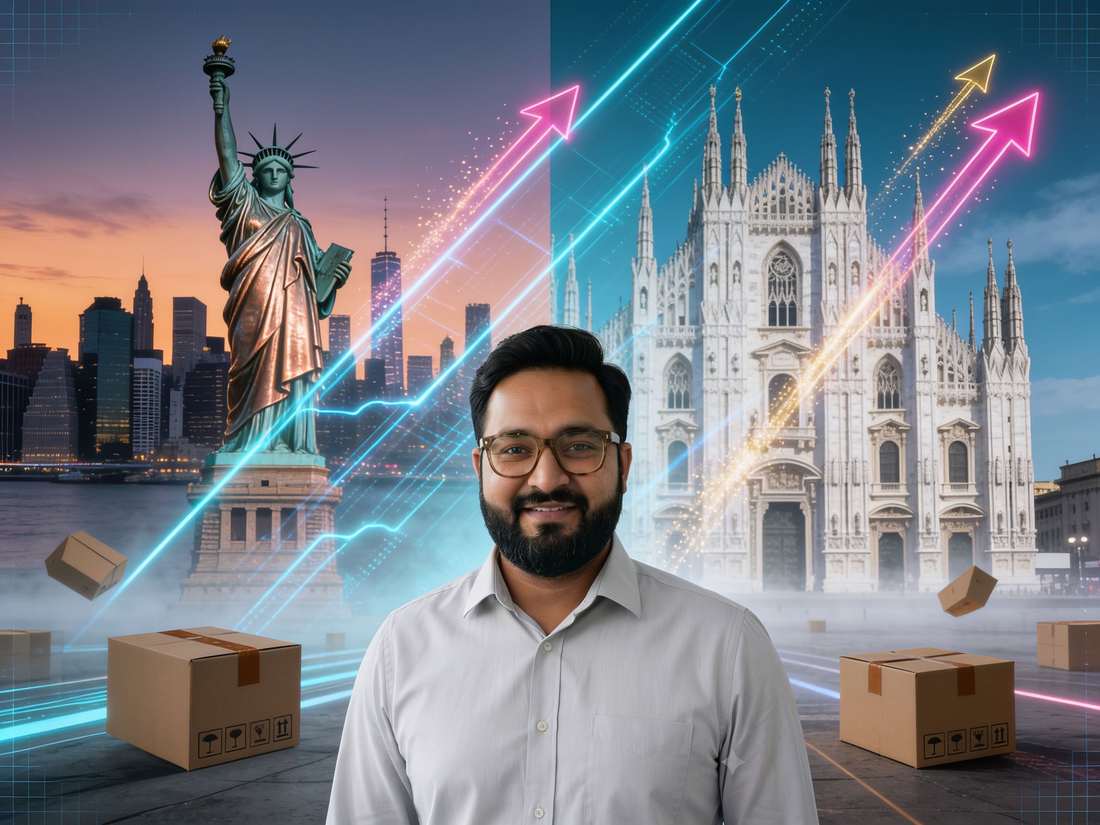 Waqar Yousaf — New York e Milano, e-commerce Italia USA